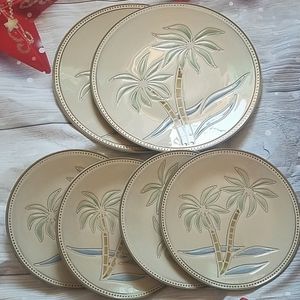 Palm tree plates
